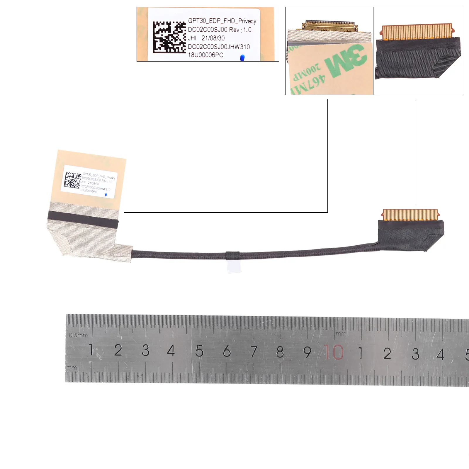 Picture of Laptop LCD/LED cable for HP ENVY 13-BA 13T-BA TPN-C145 30pin.